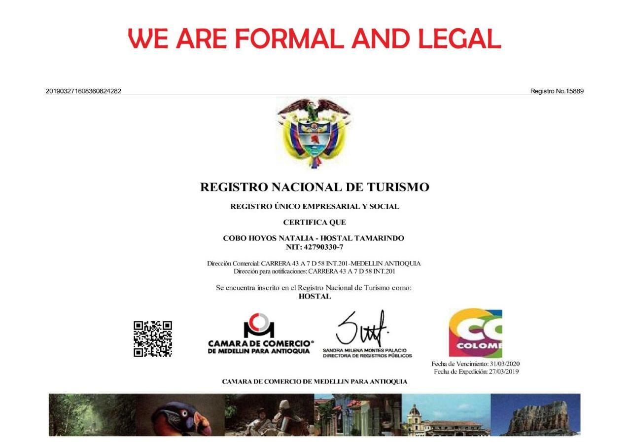 Hostal Tamarindo Inn Medellin Exterior photo